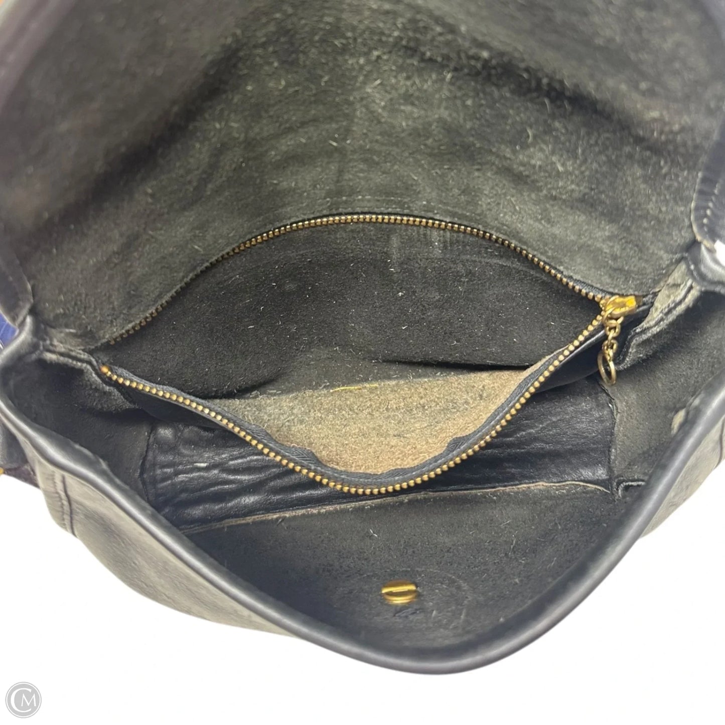 AS IS Vintage Leather Crossbody Handbag Designer By Coach, Size: Small