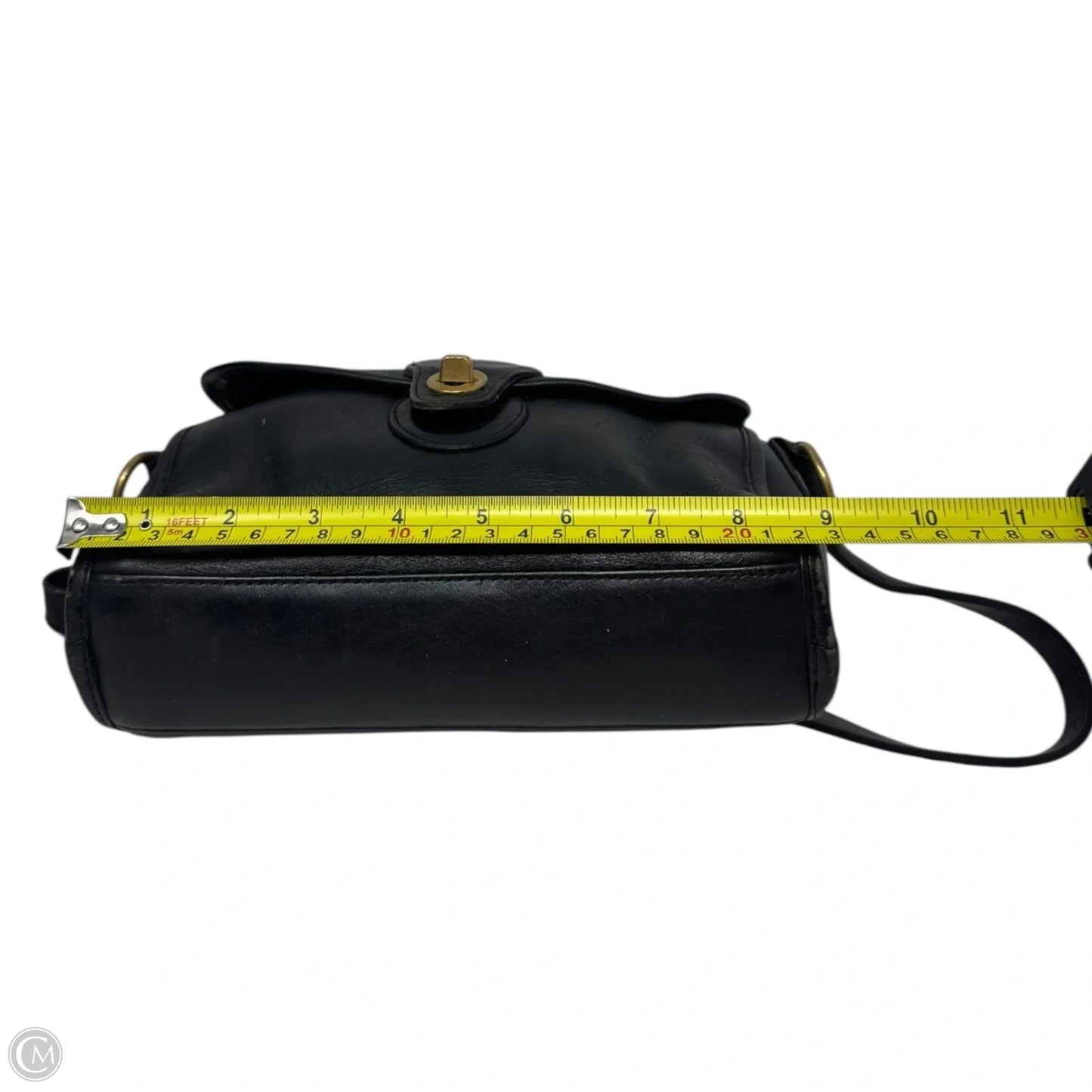 AS IS Vintage Leather Crossbody Handbag Designer By Coach, Size: Small