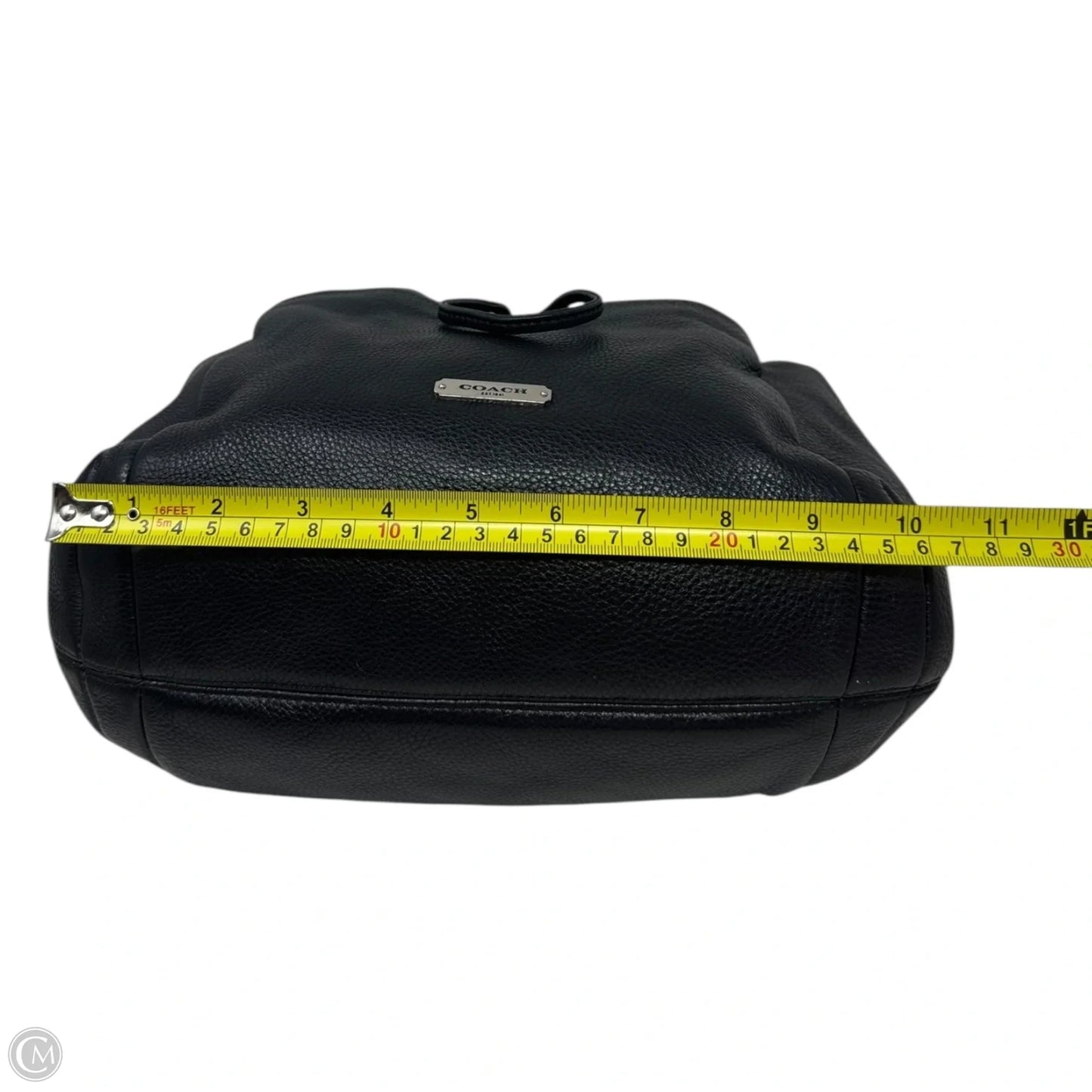 Drawstring Shoulder Handbag Designer By Coach, Size: Medium