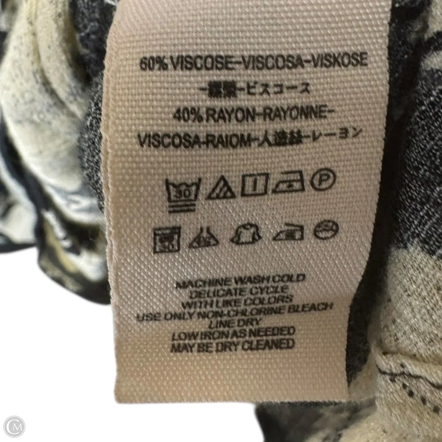 French Quarter Wrap Mini Dress By Free People In Black & Cream, Size: L