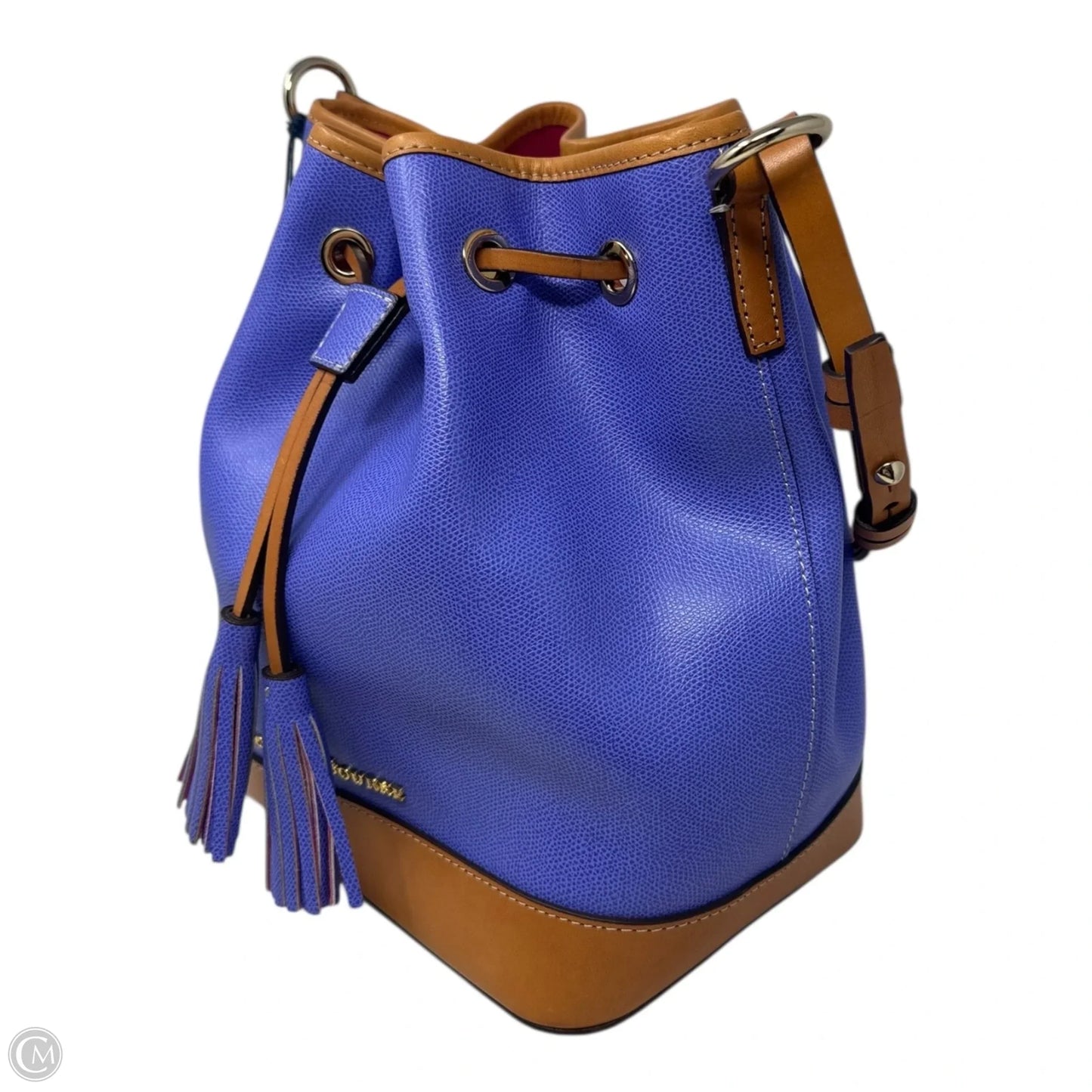 Drawstring Bucket Handbag Designer By Dooney And Bourke, Size: Large