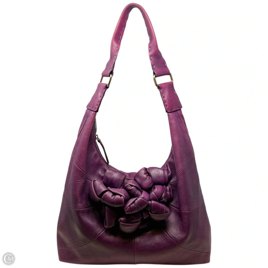 Elephant Leather Hobo Bag By David & Scotti C Anthropologie, Size: Medium