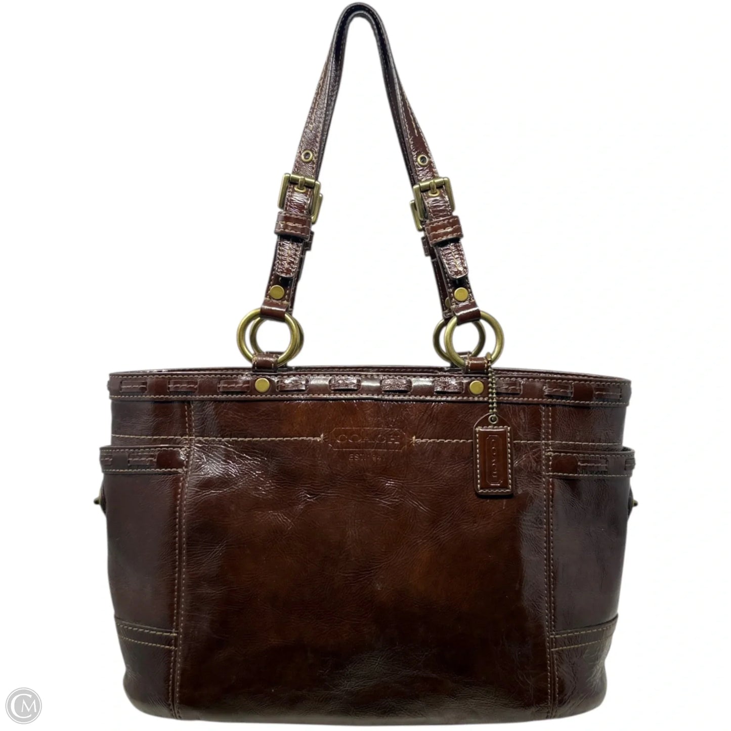 Elephant Leather Hobo Bag By David & Scotti C Anthropologie, Size: Medium