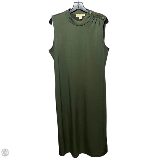Dress Party Midi By Michael By Michael Kors In Green, Size: Xl