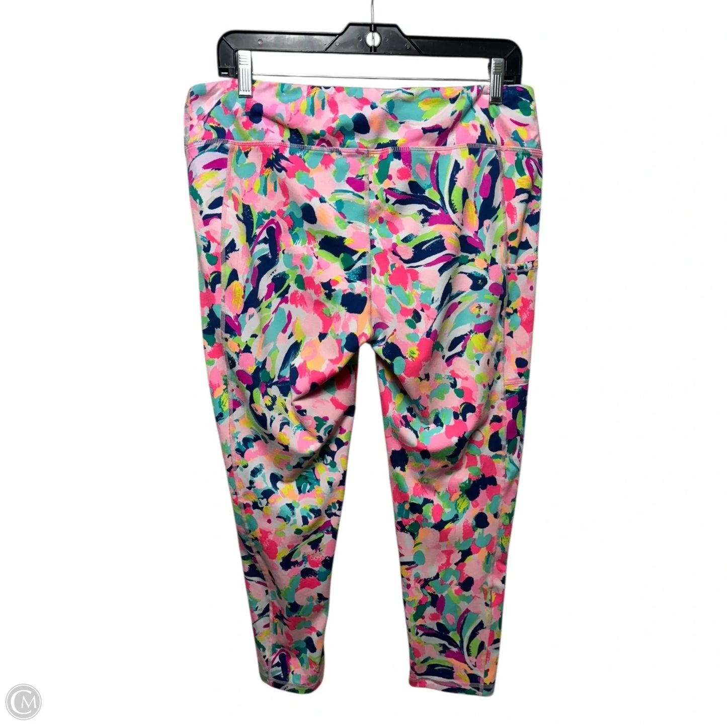 Athletic Leggings Designer By Luxletic Lilly Pulitzer In Multi-colored, Size: Xl