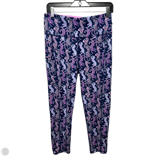 Athletic Leggings Designer By Luxletic Lilly Pulitzer In Animal Print, Size: L