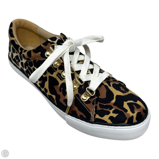 Leopard Sneakers Shoes Designer By Lilly Pulitzer In Animal Print, Size: 8.5
