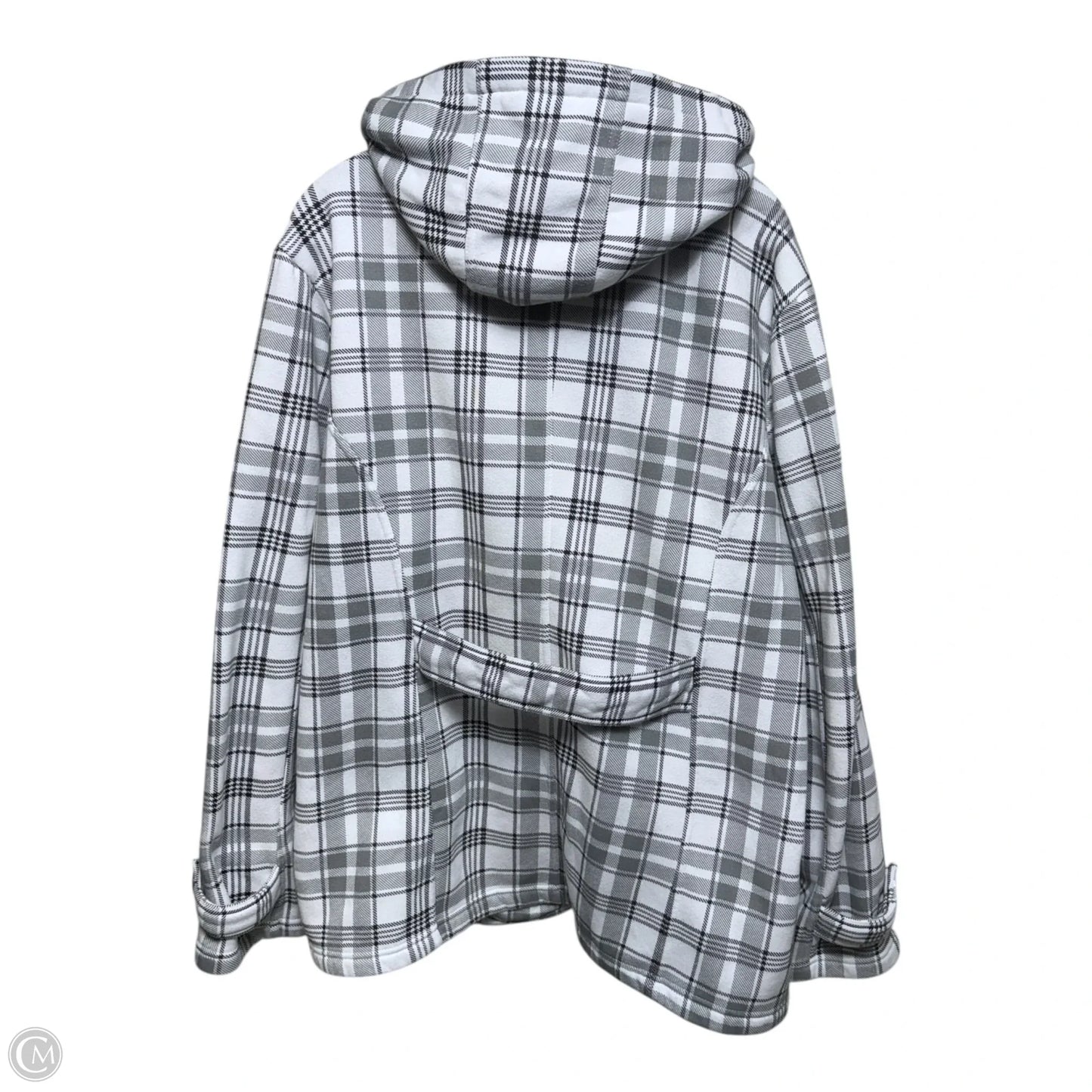 Jacket Other By Cato In Plaid Pattern, Size: 26/28