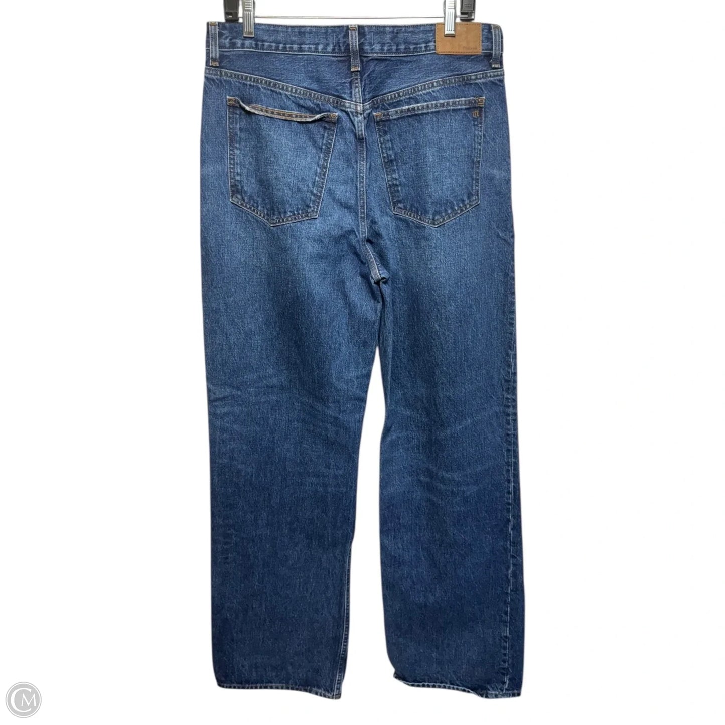 Low-Slung Baggy Jeans By Madewell In Blue Denim, Size: 28