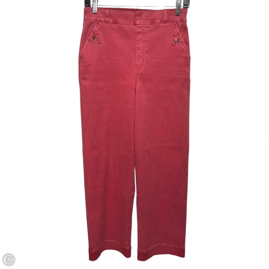 Stretch Twill Cropped Pant By Spanx In Wild Rose, Size: M