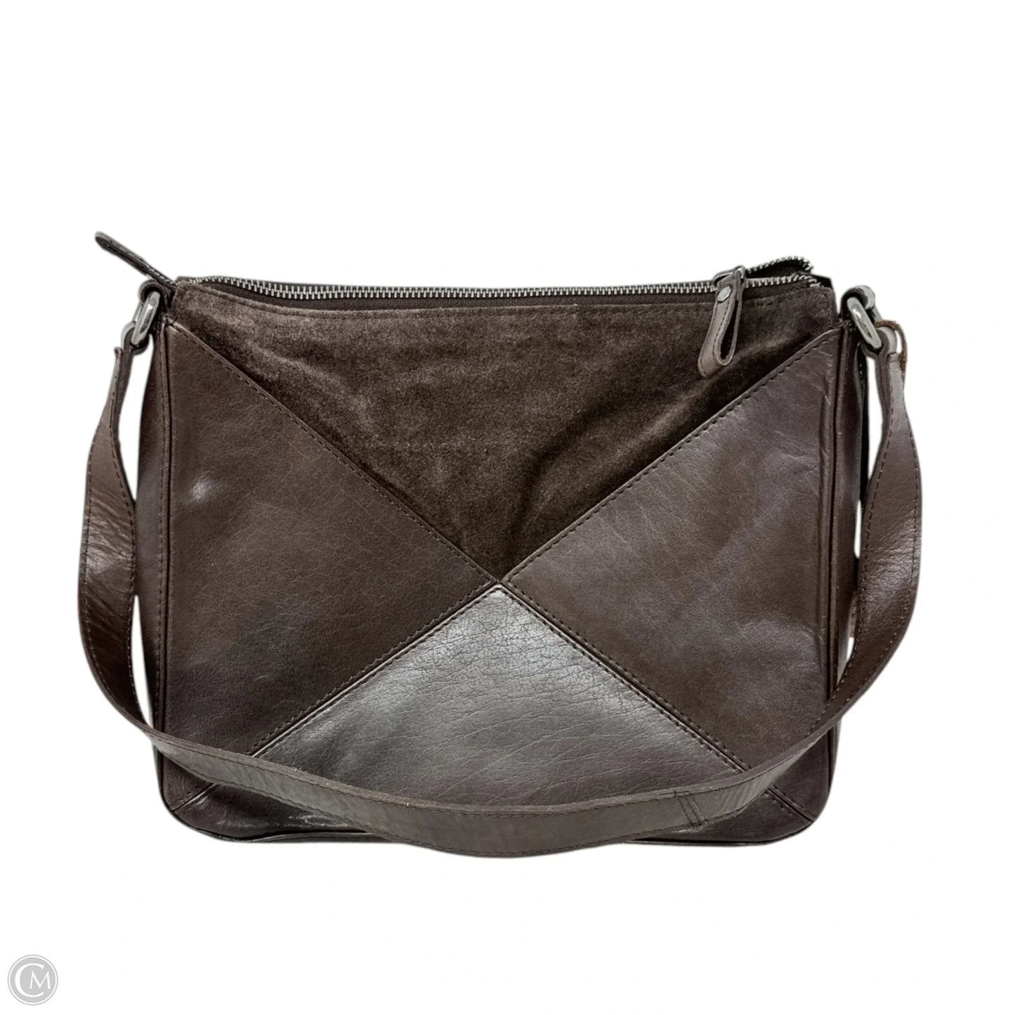 Lilla Leather Crossbody Bag By Spikes & Sparrows, Size: Medium