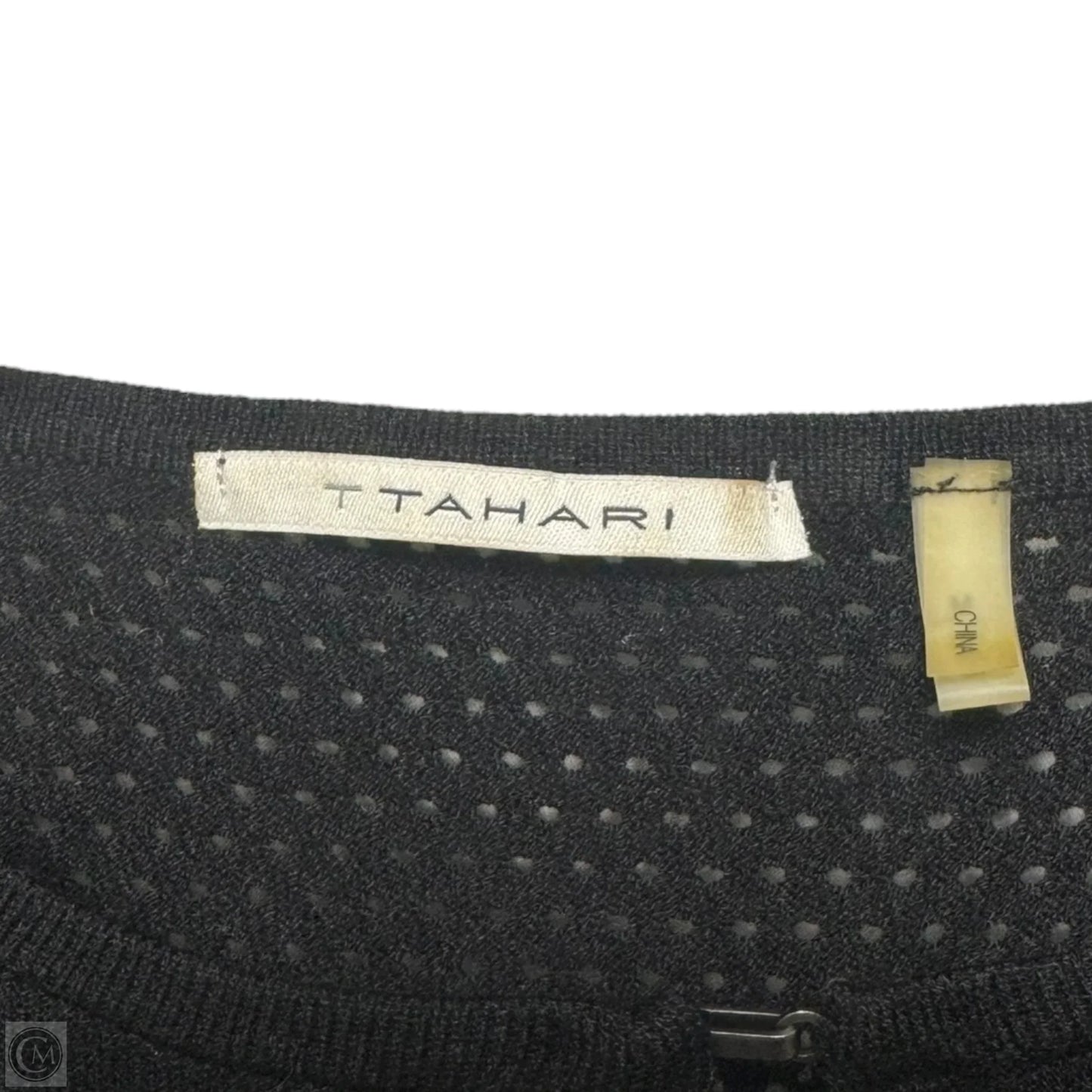 Sweater Cardigan By Tahari In Black, Size: M