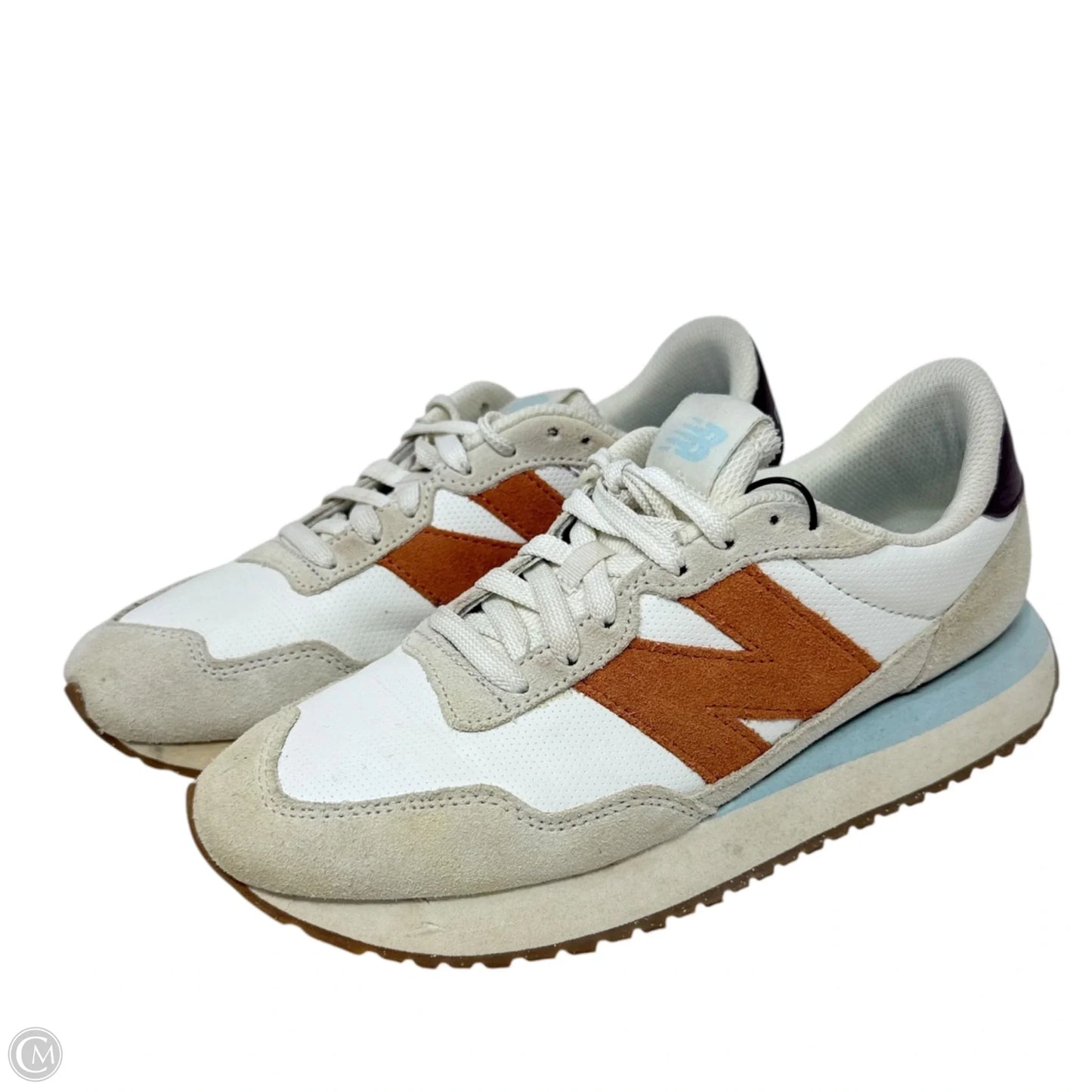 Shoes Athletic By New Balance In Cream & Orange, Size: 10