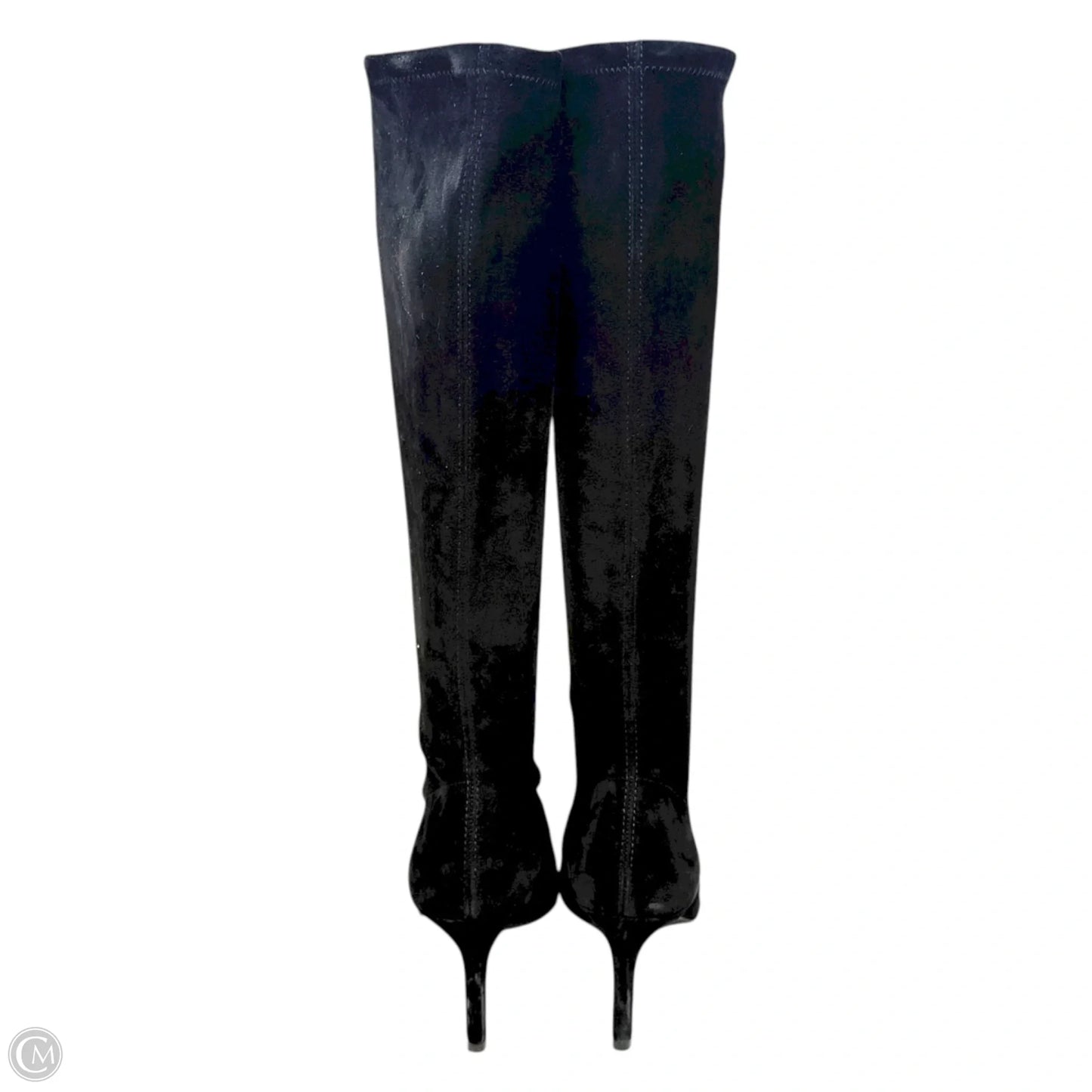 Power Boots 75 Designer By Stuart Weitzman In Black, Size: 7