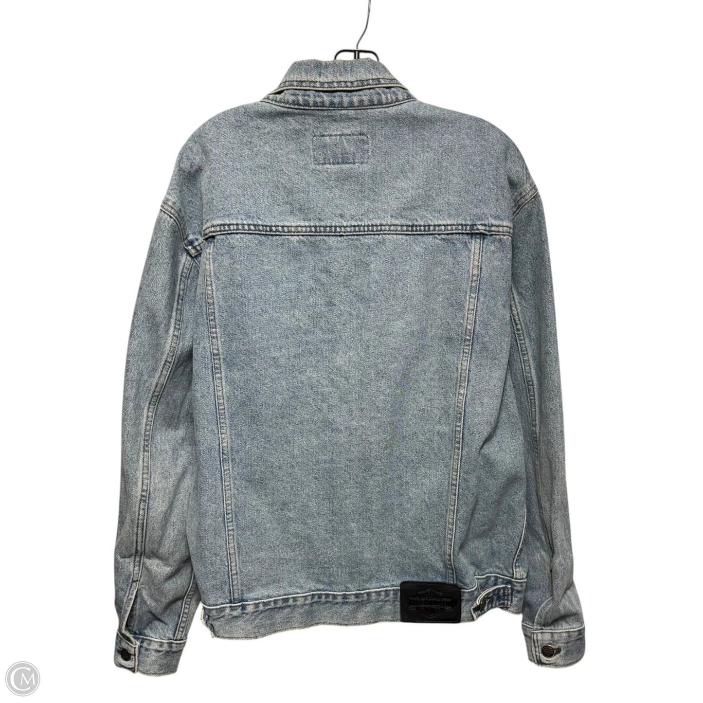 Jacket Denim By Harley Davidson In Blue, Size: L