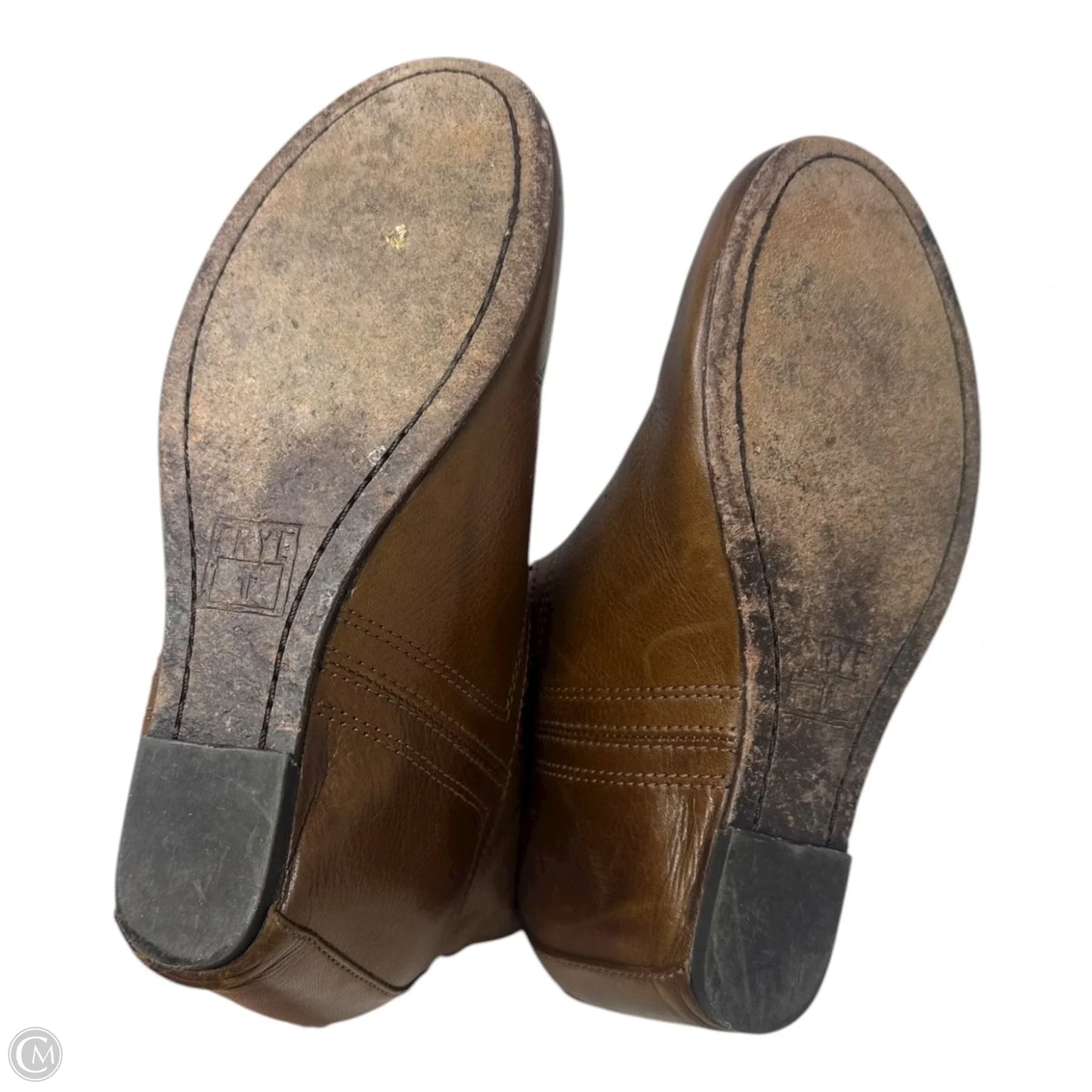 Carson Wedge Boots Ankle By Frye In Brown, Size: 5.5