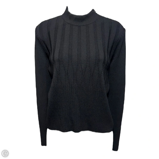 Top Long Sleeve Luxury Designer By St John Collection In Black, Size: 6
