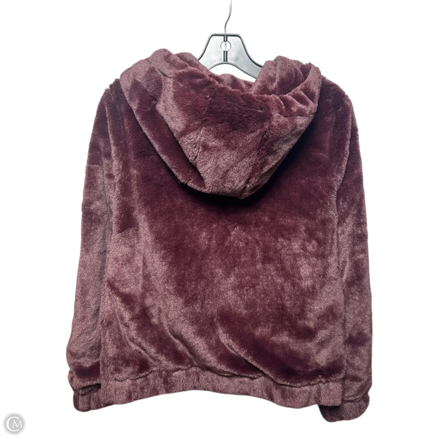 Jacket Faux Fur By Marc New York In Maroon, Size: M