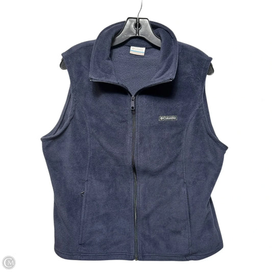 Vest Fleece By Columbia In Blue, Size: Xl