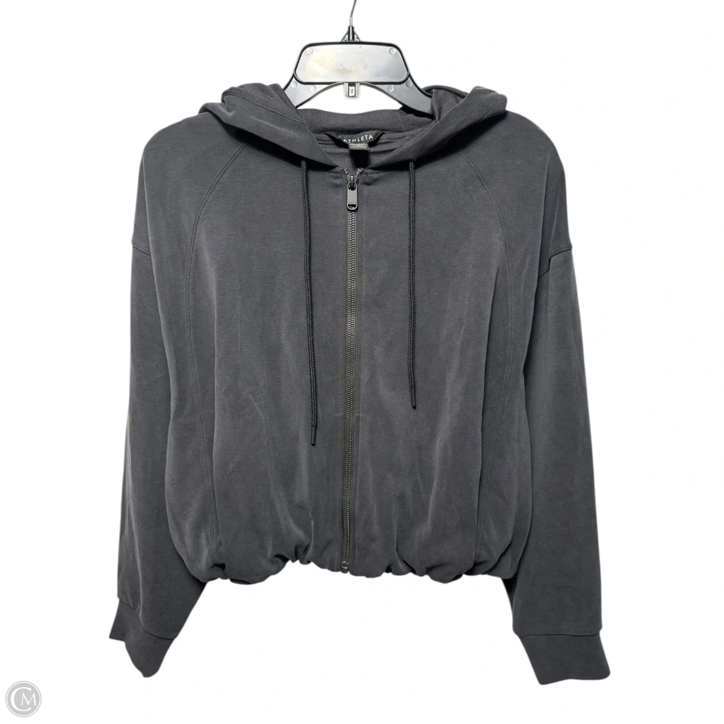 Athletic Jacket By Athleta In Grey, Size: S