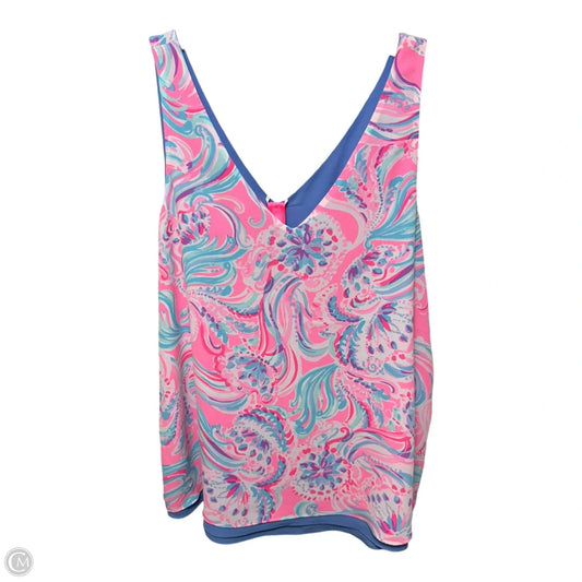 Florin Reversible Top Sleeveless Designer By Lilly Pulitzer In Multi-colored, Size: Xs