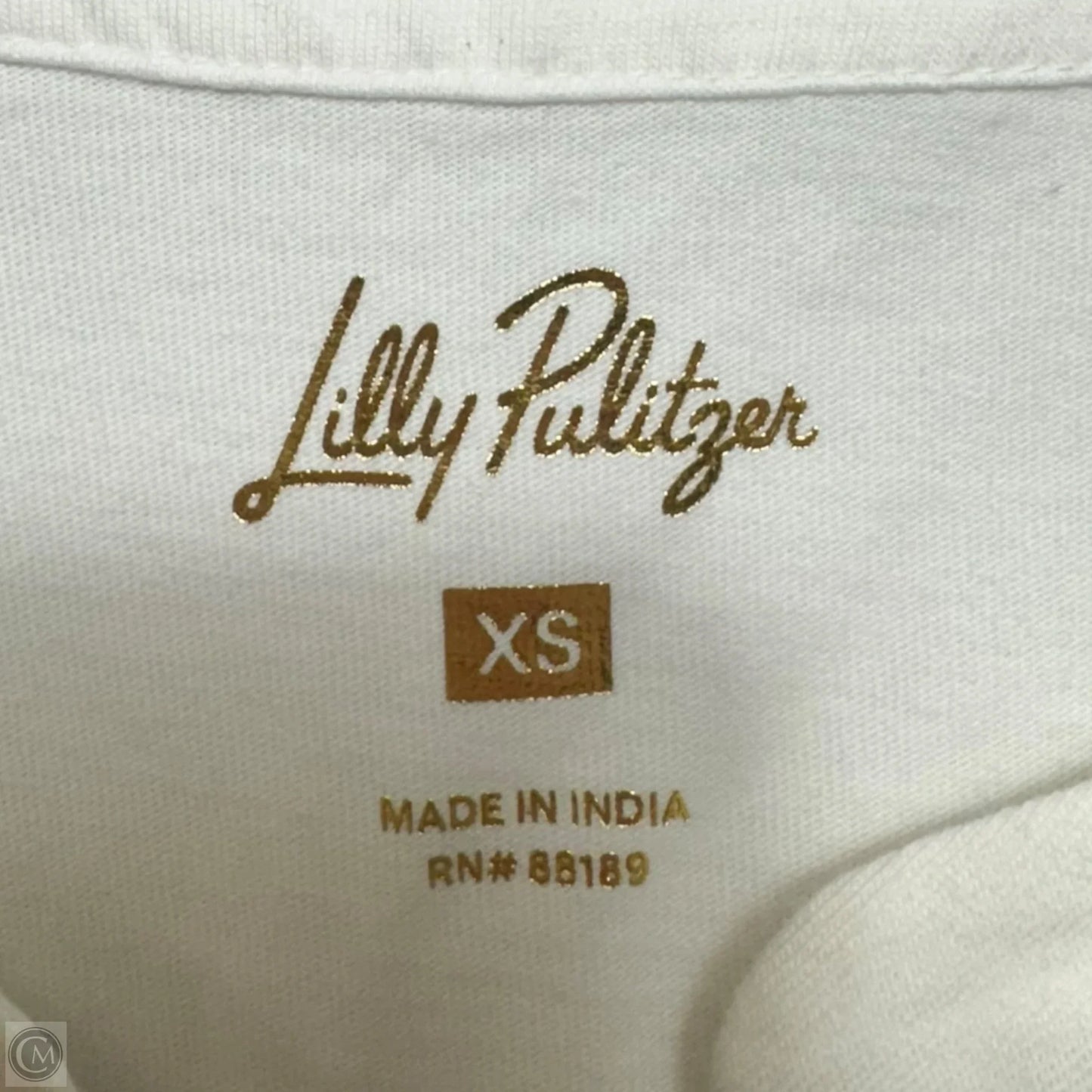 Top Sleeveless Designer By Lilly Pulitzer In White, Size: Xs