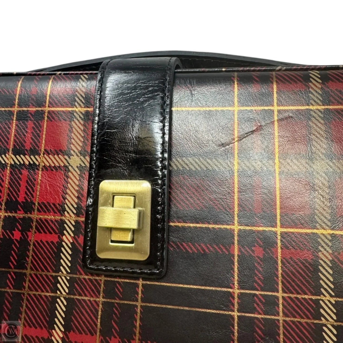 Tauria Tartan Box Bag Designer By Patricia Nash, Size: Small