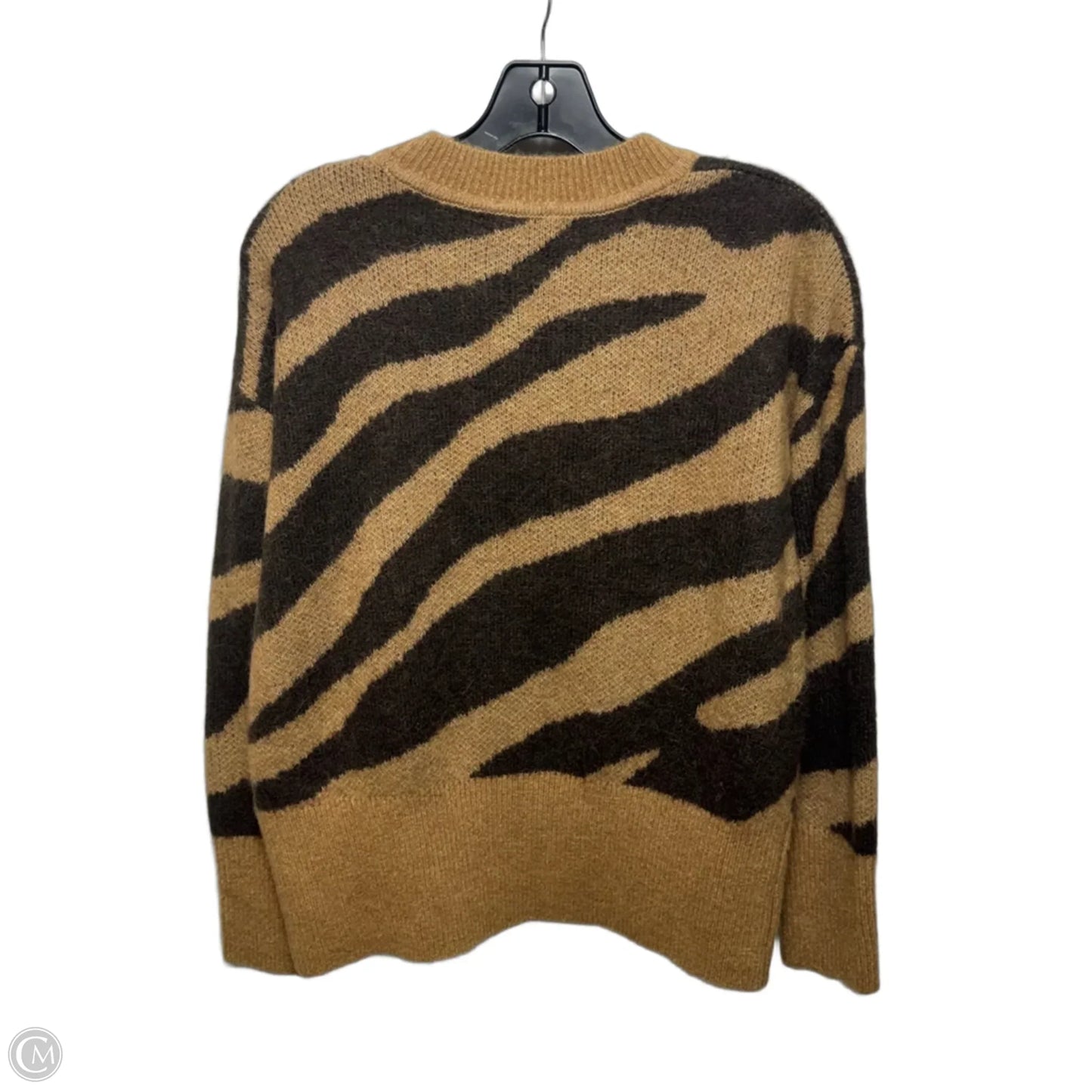 Alpaca Blend Sweater By Banana Republic In Animal Print, Size: M