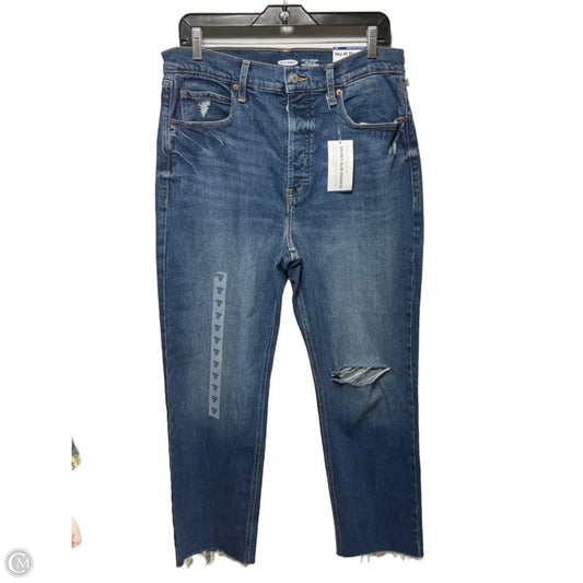 Jeans Straight By Old Navy In Blue, Size: 12