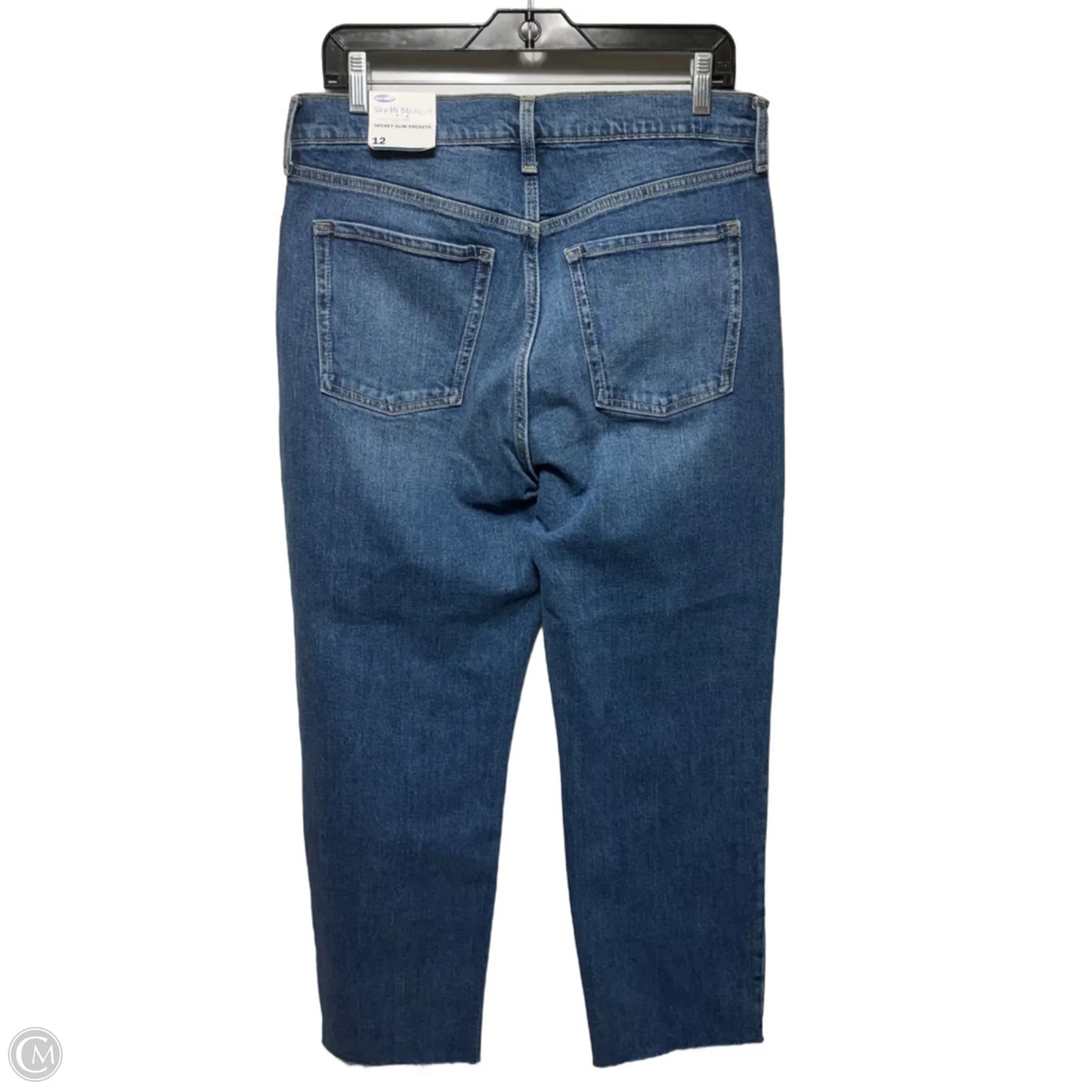 Jeans Straight By Old Navy In Blue, Size: 12