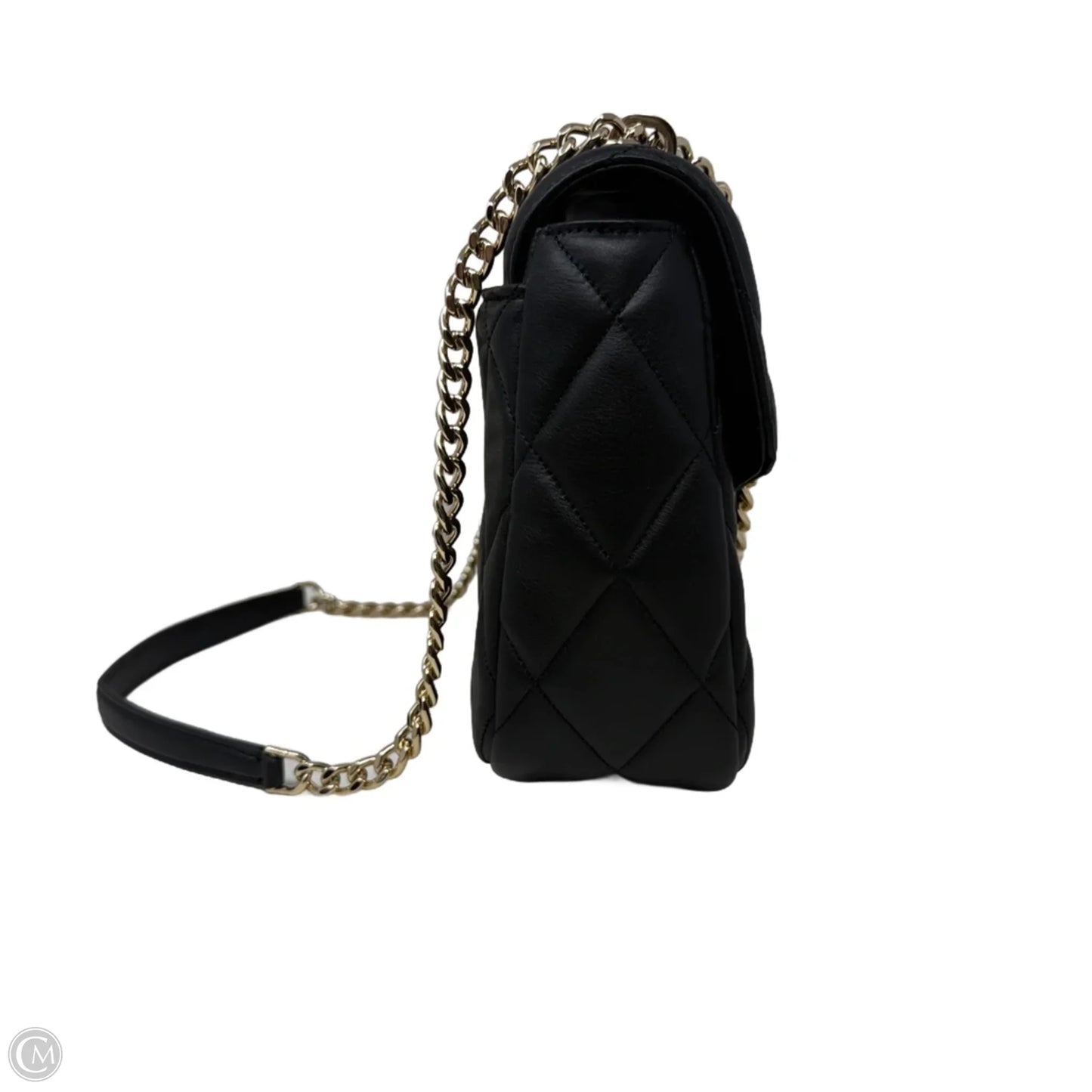 Carey Smooth Quilted Leather Flap Shoulder Bag Designer By Kate Spade, Size: Medium