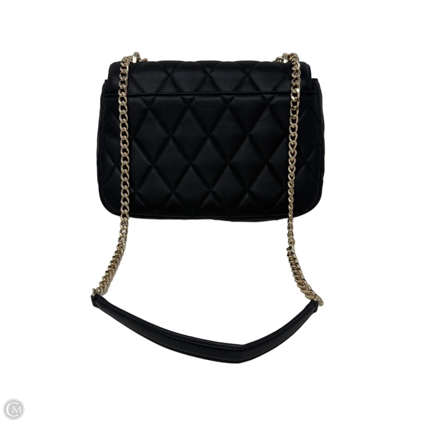 Carey Smooth Quilted Leather Flap Shoulder Bag Designer By Kate Spade, Size: Medium