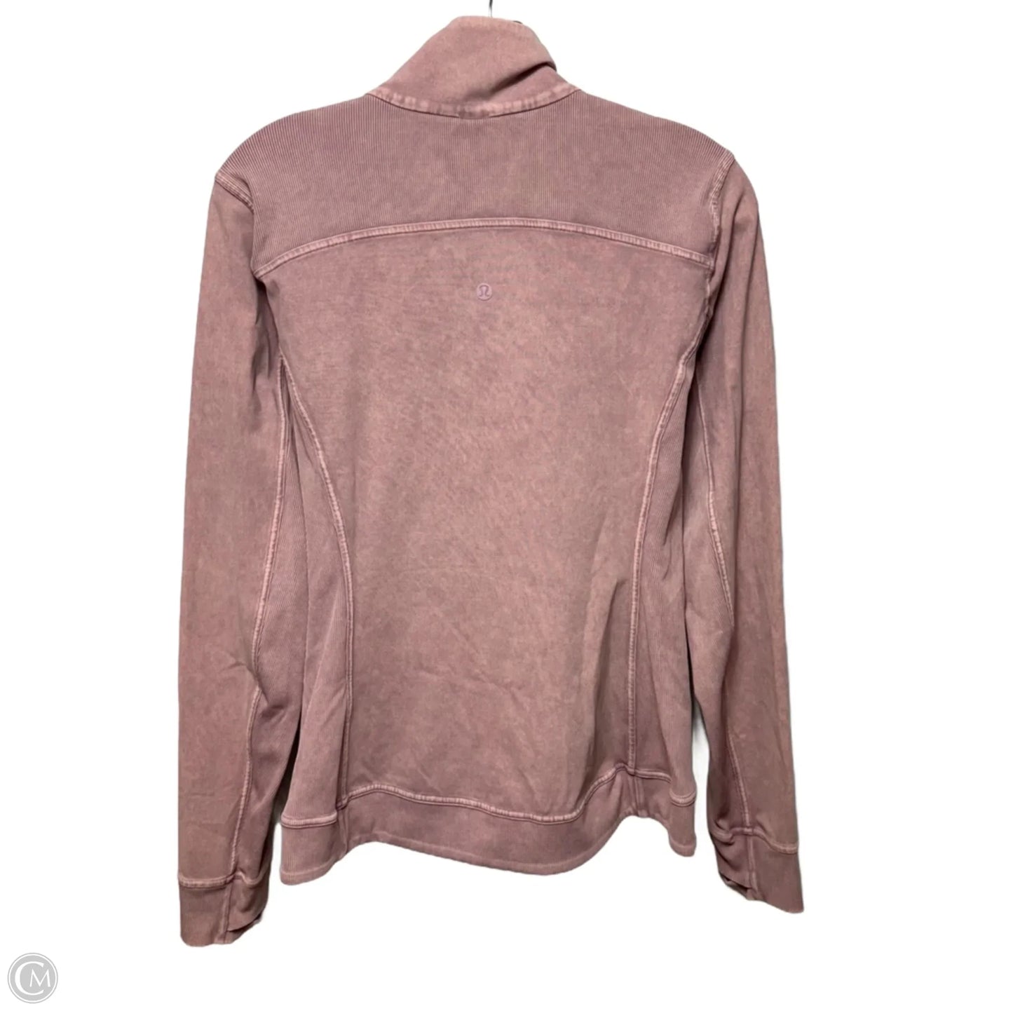 Athletic Jacket By Lululemon In Pink, Size: 10