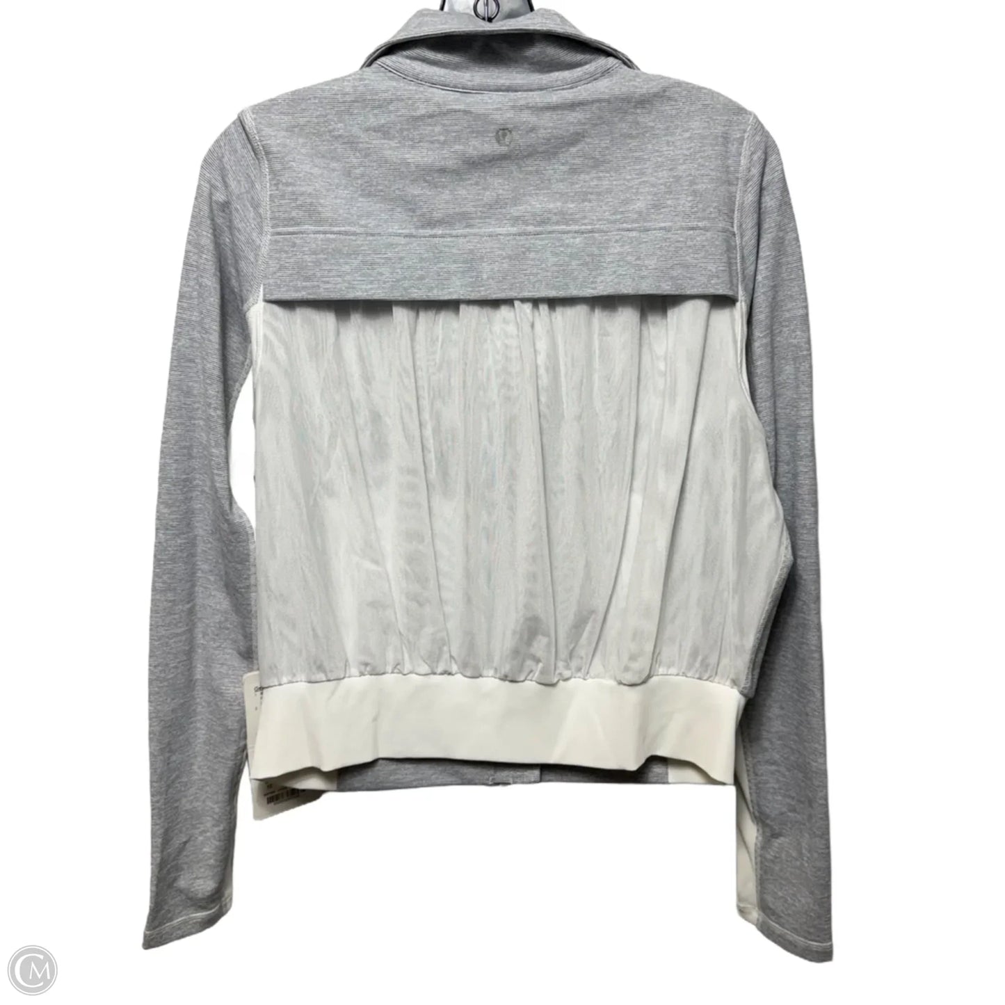 Get Started Athletic Jacket By Lululemon In Grey & White, Size: 10