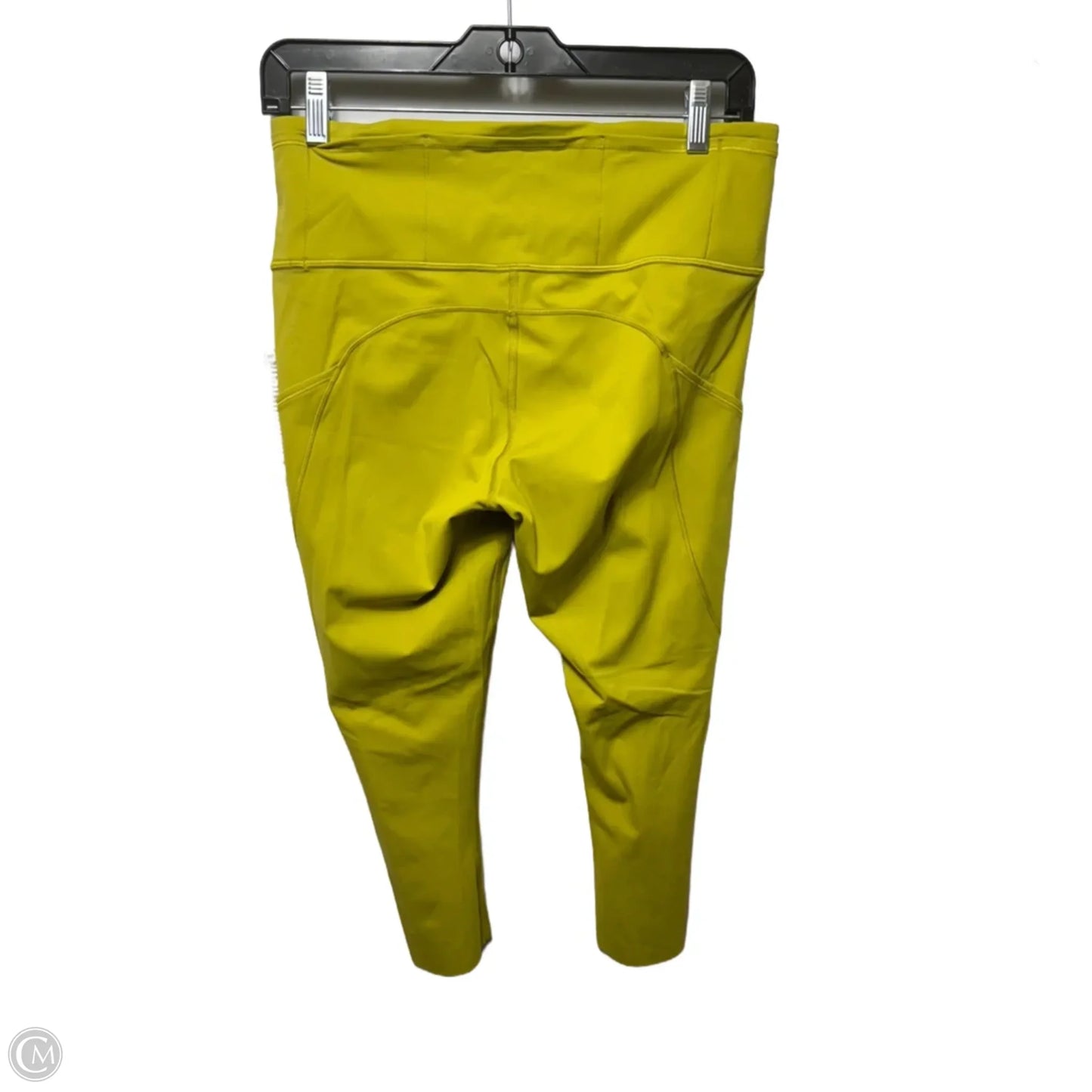 Fast and Free Athletic Leggings Carpis By Lululemon In Chartreuse, Size: 10