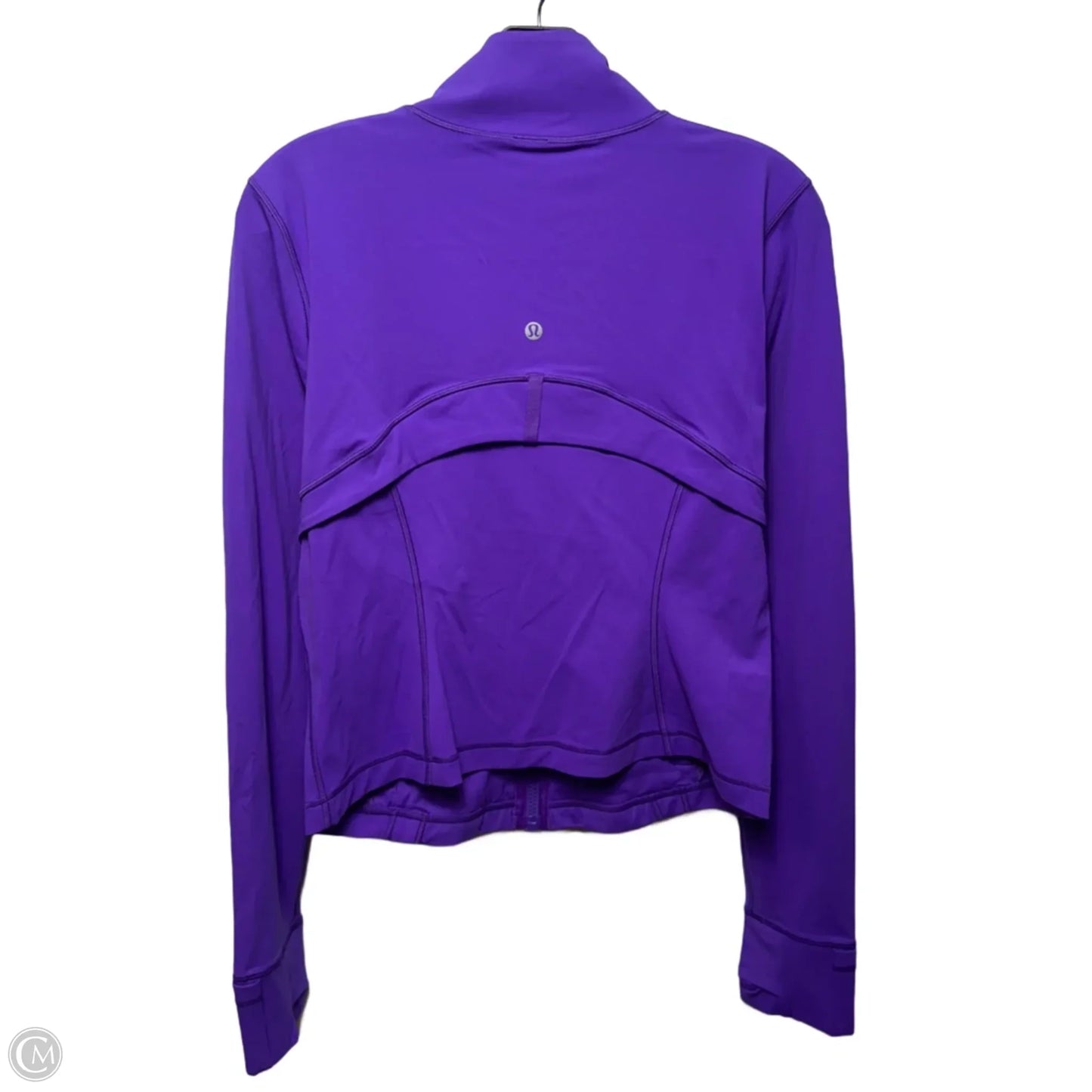 Athletic Jacket By Lululemon In Purple, Size: 12