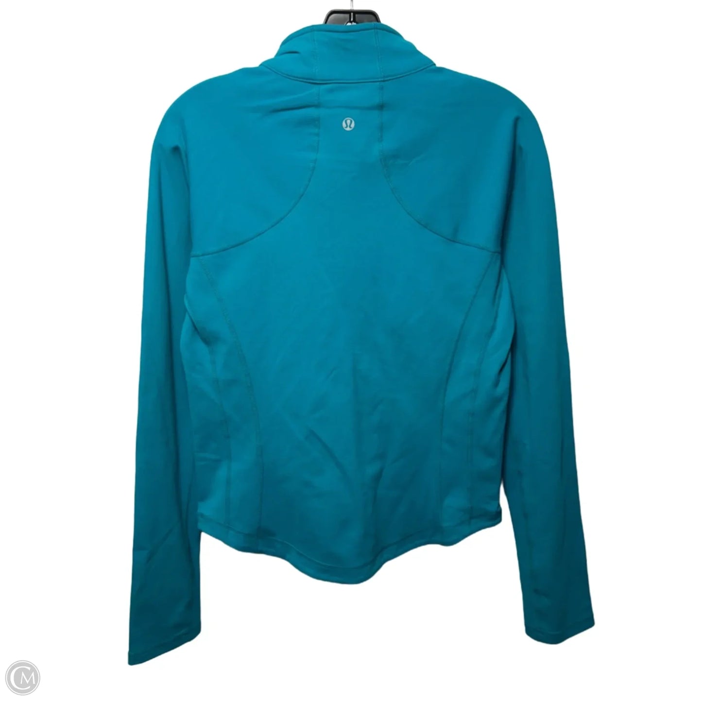 Athletic Jacket By Lululemon In Teal, Size: 10