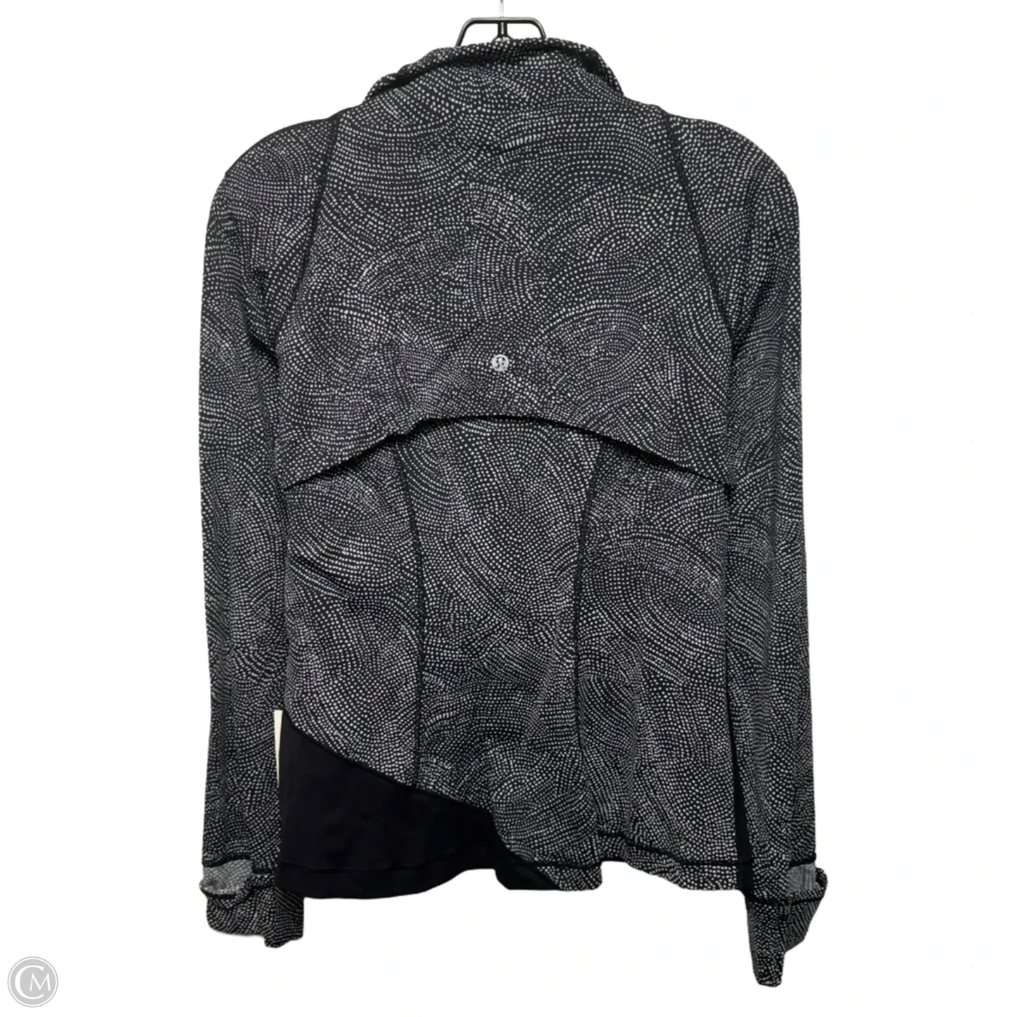 Define Athletic Jacket By Lululemon In Black & White, Size: 10