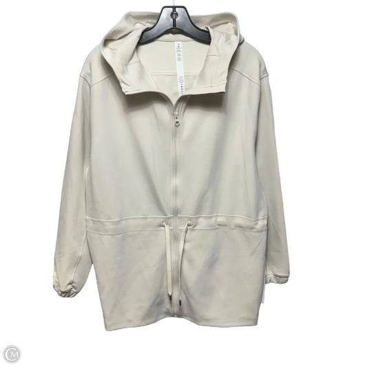 Gotta Hustle Athletic Jacket By Lululemon In Cream, Size: 10