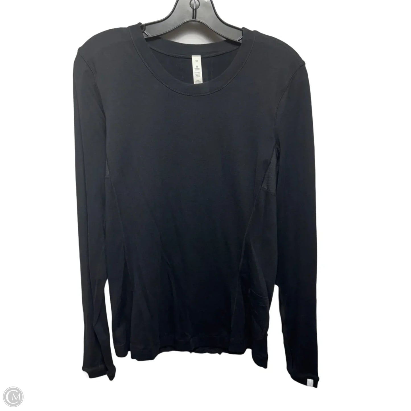 Run Dash Athletic Top Long Sleeve Crewneck By Lululemon In Black, Size: 10