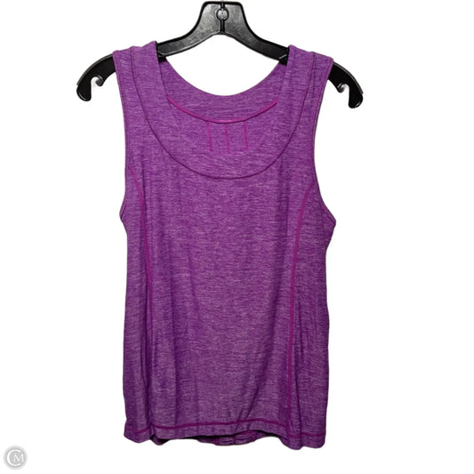 Athletic Tank Top By Lululemon In Purple, Size: M