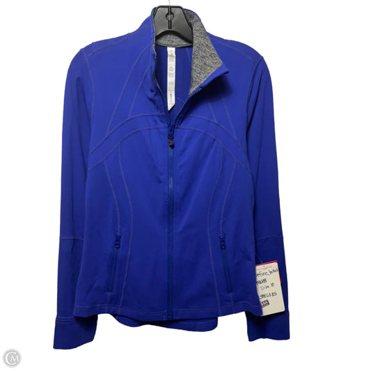 Define Athletic Jacket By Lululemon In Blue, Size: 10