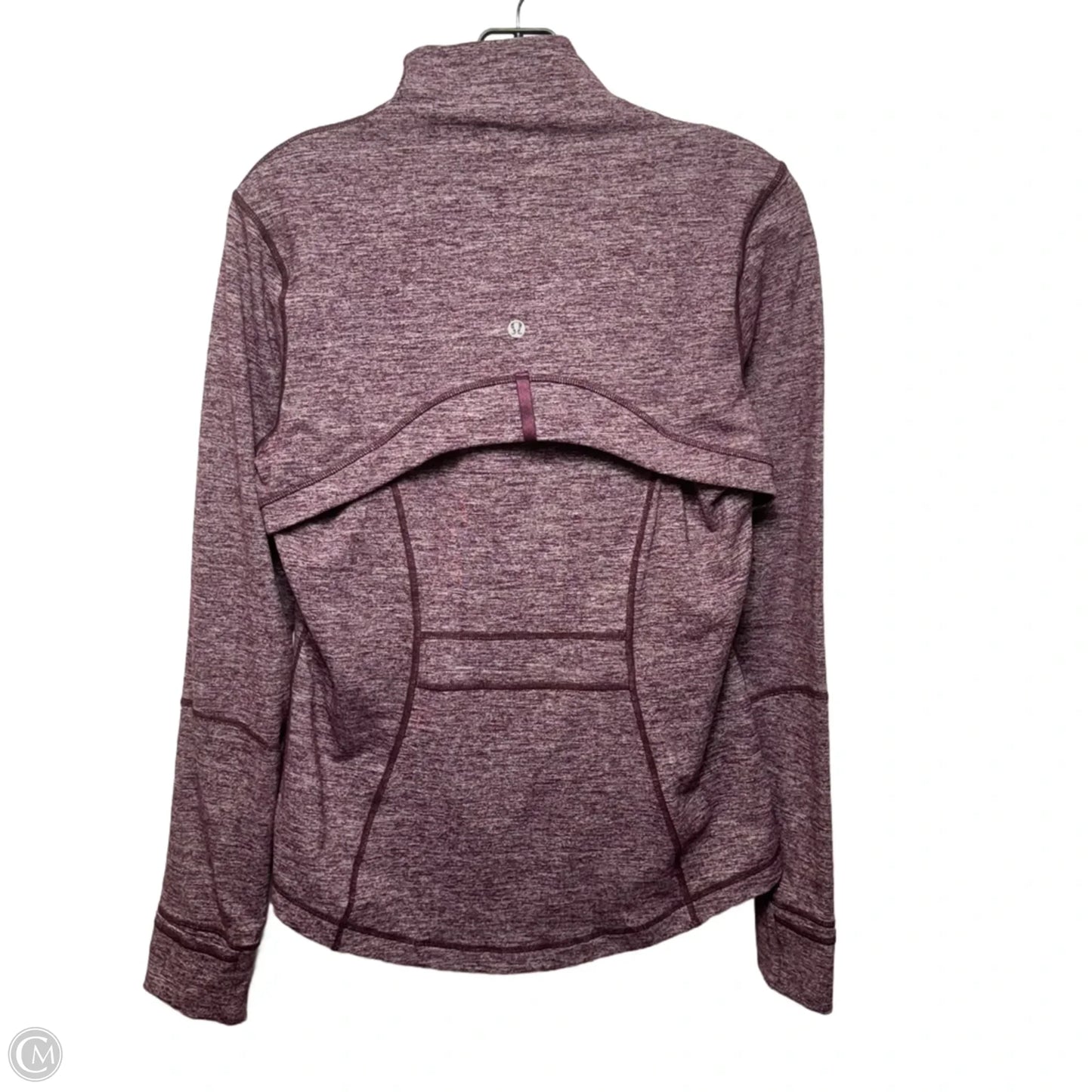 Athletic Jacket By Lululemon In Maroon, Size: 10