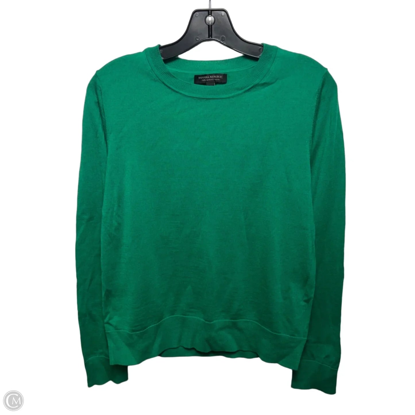 Merino Wool Sweater By Banana Republic In Green, Size: M