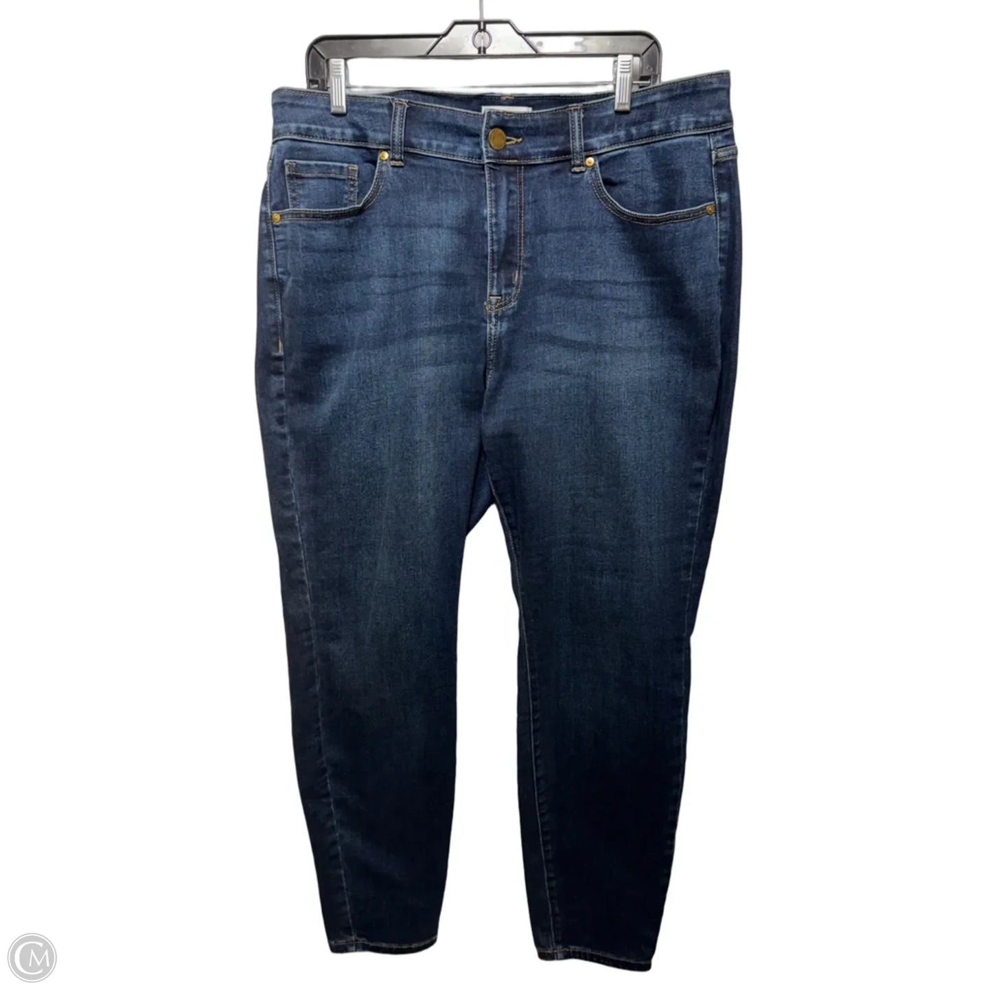 High Rise Skinny Jeans By Lane Bryant In Blue Denim, Size: 18