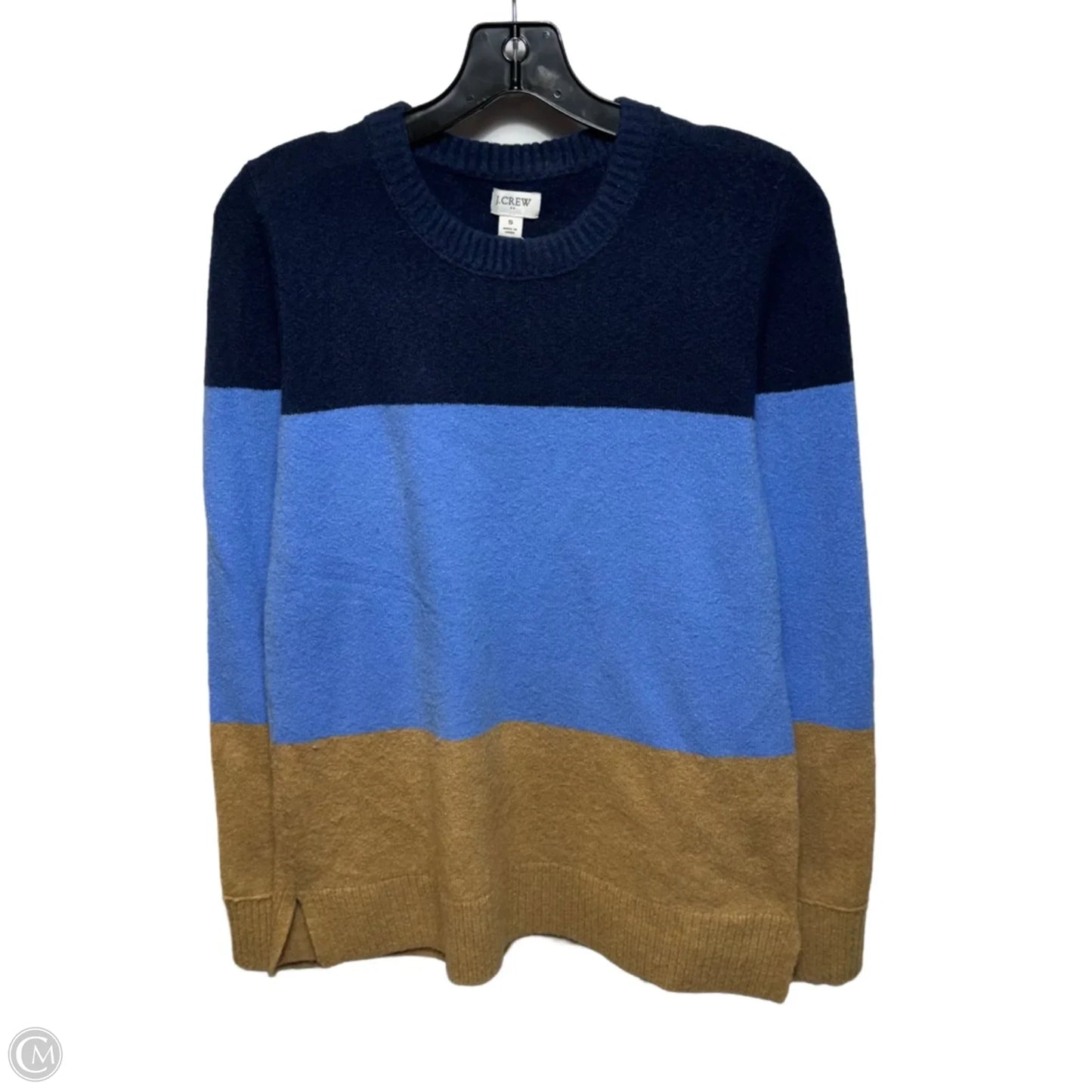 Crewneck Sweater In Extra-Soft Yarn By J. Crew In Striped Pattern, Size: S