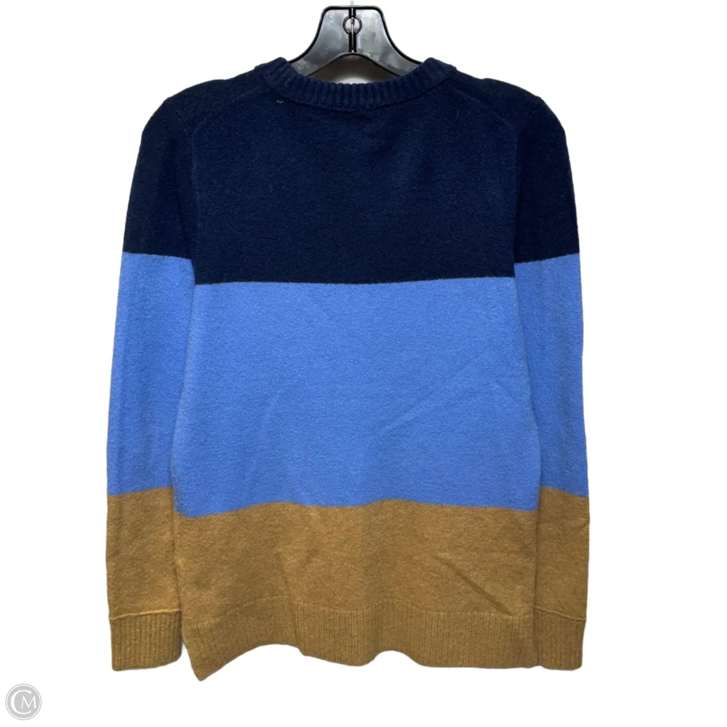 Crewneck Sweater In Extra-Soft Yarn By J. Crew In Striped Pattern, Size: S