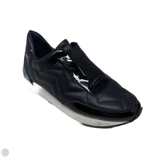 Melody Stretch Sneaker Shoes Designer By Karl Lagerfeld In Black, Size: 7.5