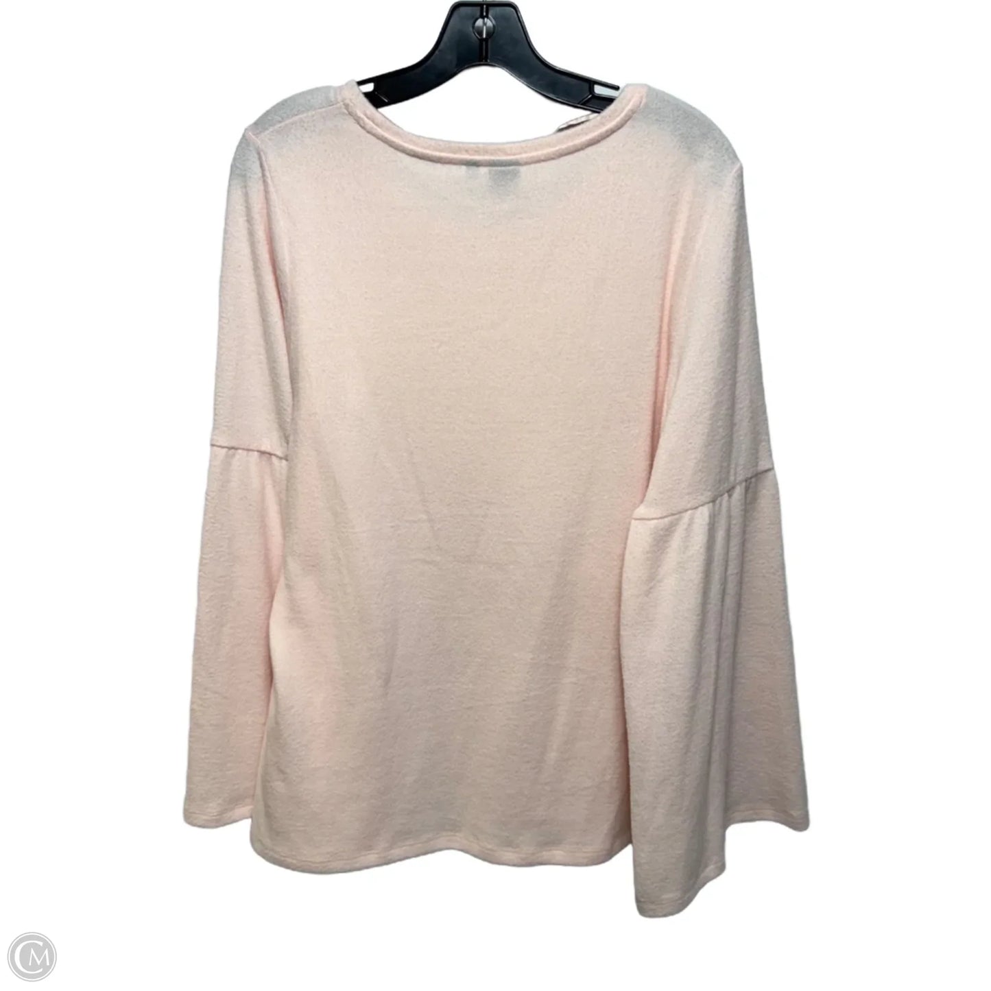 Sweater By Kaari Blue In Pink, Size: 1x