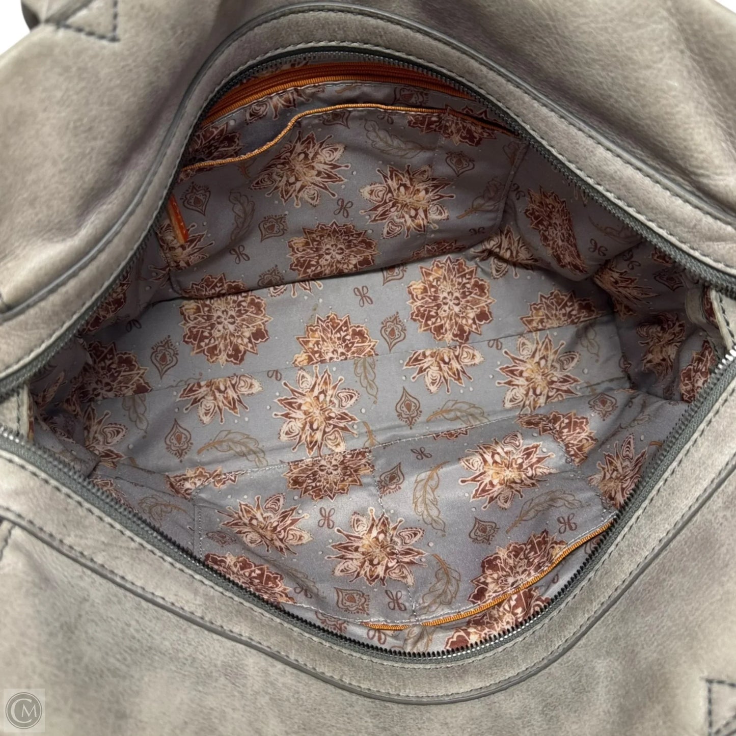 Seeker Tote Handbag Leather By Hobo Intl, Size: Medium